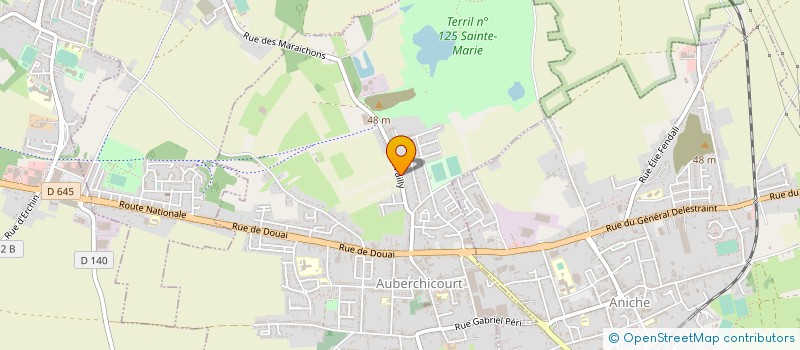 localisation de l'entreprise MONSIEUR MARC MIEKUS  AUBERCHICOURT