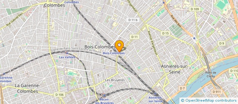 localisation de l'entreprise MONSIEUR MARC MIELLE à BOIS-COLOMBES