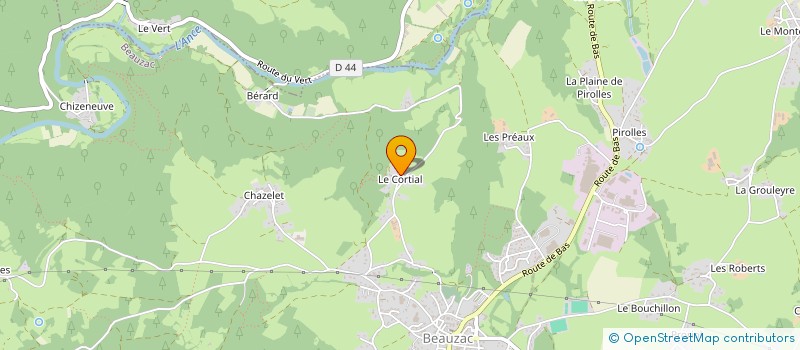 localisation de l'entreprise MONSIEUR MARC MILLION  BEAUZAC