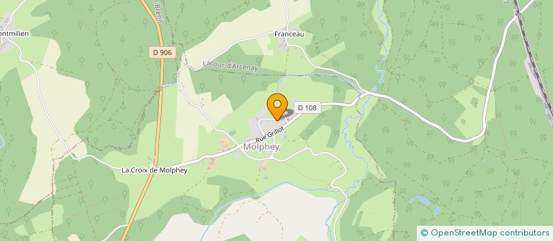 localisation de l'entreprise MONSIEUR MARC MILLOT à MOLPHEY
