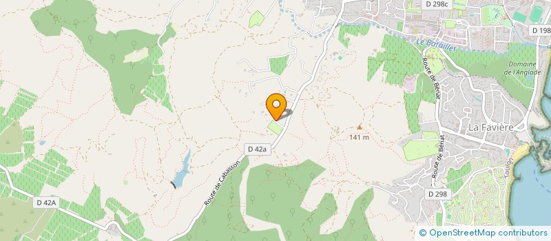 localisation de l'entreprise MONSIEUR MARC MINGUEZ  BORMES-LES-MIMOSAS