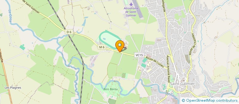 localisation de l'entreprise MONSIEUR MARC MINJARD  SAINT-GALMIER