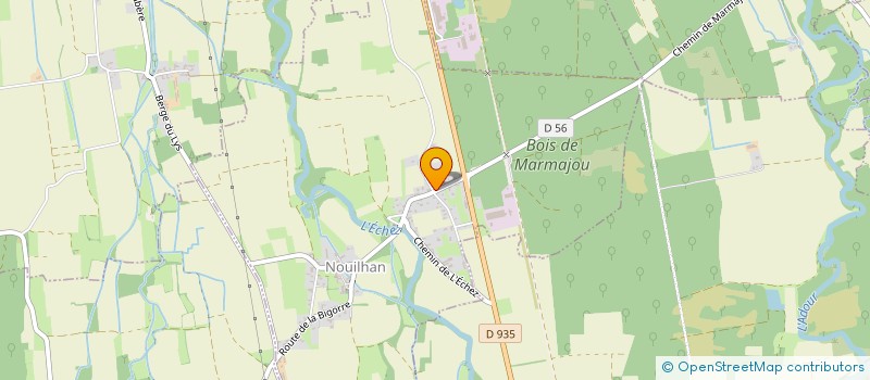 localisation de l'entreprise MONSIEUR MARC MIRALLES  NOUILHAN