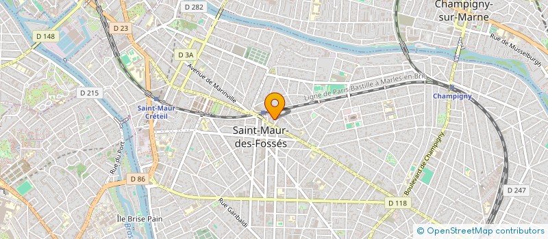 localisation de l'entreprise MONSIEUR MARC MITRANI à SAINT-MAUR-DES-FOSSES
