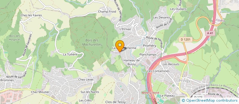 localisation de l'entreprise MONSIEUR MARC MOBRE à FILLIERE