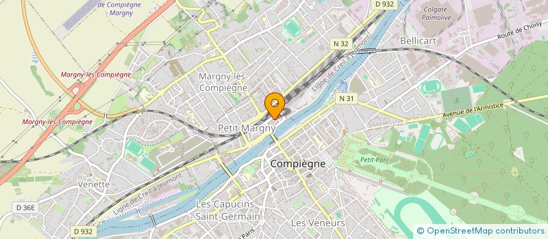 localisation de l'entreprise MONSIEUR MARC MOCHOT à COMPIEGNE