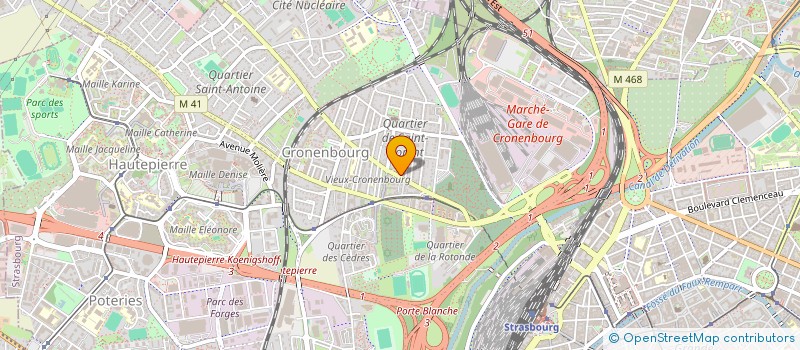 localisation de l'entreprise MONSIEUR MARC MOEMERSHEIM à STRASBOURG