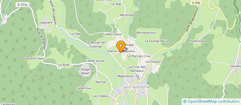localisation de l'entreprise MONSIEUR MARC MOIGNOUX à SAINT-ANTHEME