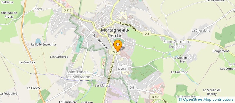 localisation de l'entreprise MONSIEUR MARC MOINET à MORTAGNE-AU-PERCHE