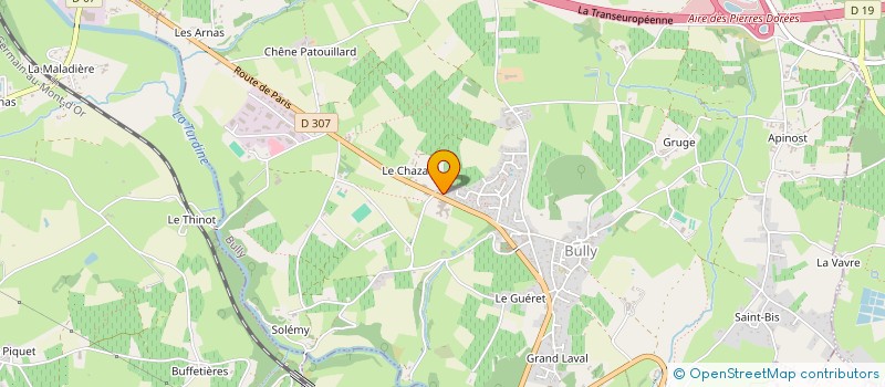 localisation de l'entreprise MONSIEUR MARC MOIRET  BULLY