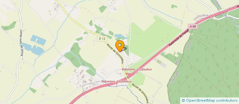 localisation de l'entreprise MONSIEUR MARC MOLINIER  COUFOULEUX