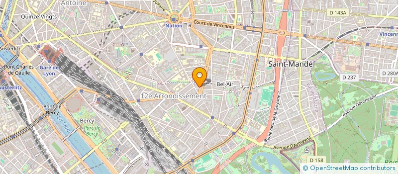 localisation de l'entreprise MONSIEUR MARC MOLLET  PARIS