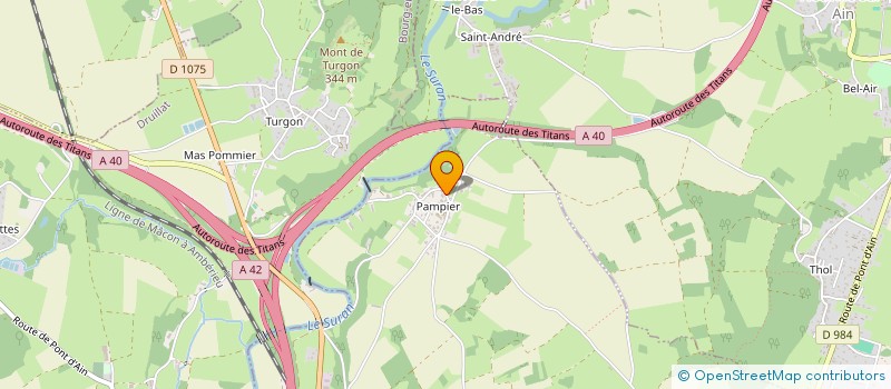 localisation de l'entreprise MONSIEUR MARC MONACI  PONT-D'AIN