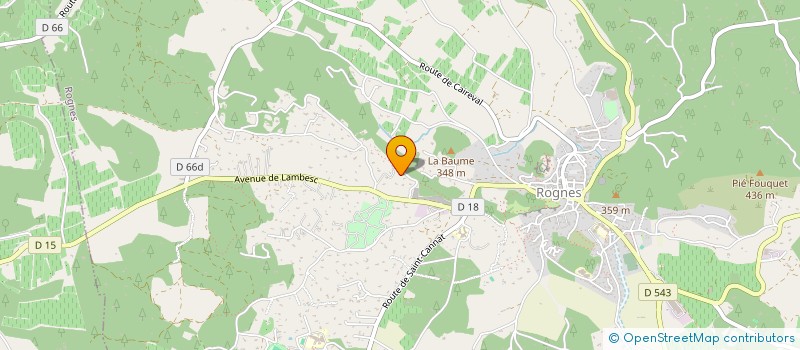 localisation de l'entreprise MONSIEUR MARC MONACI à ROGNES