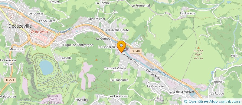 localisation de l'entreprise MONSIEUR MARC MONNIER  AUBIN