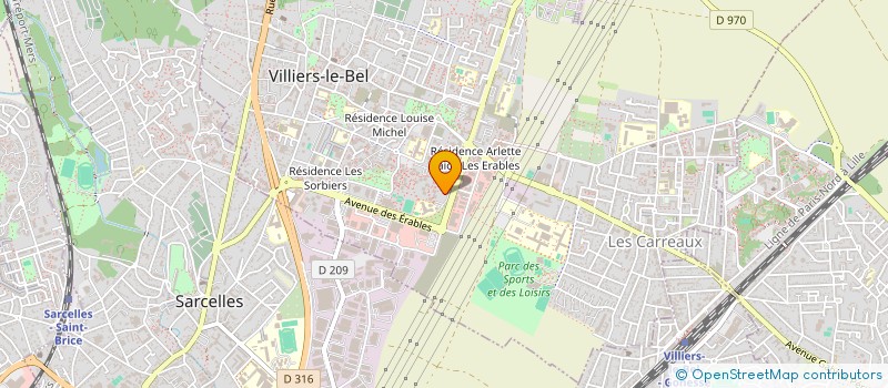 localisation de l'entreprise MONSIEUR MARC MONTOUT  VILLIERS-LE-BEL