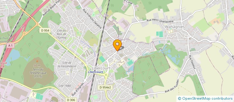 localisation de l'entreprise MONSIEUR MARC MOREAU  LIBERCOURT