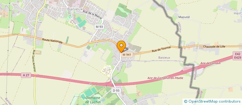 localisation de l'entreprise MONSIEUR MARC MOREL à BAISIEUX