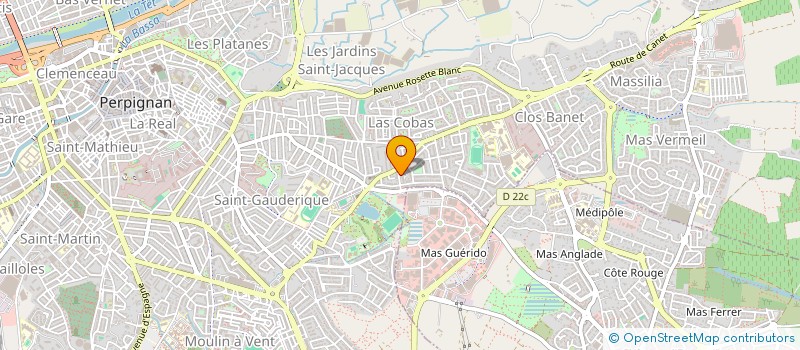 localisation de l'entreprise MONSIEUR MARC MORENO  PERPIGNAN