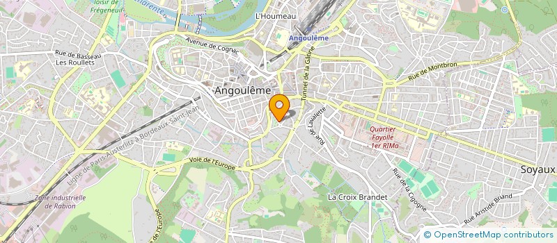 localisation de l'entreprise MONSIEUR MARC MORENO à ANGOULEME