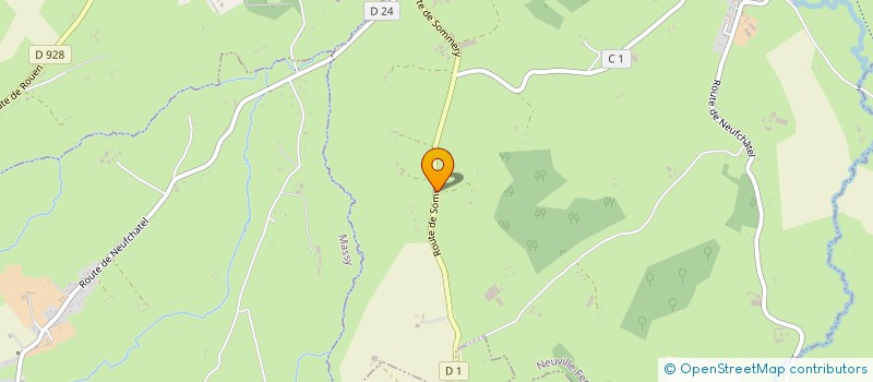 localisation de l'entreprise MONSIEUR MARC MORIN  NEUVILLE-FERRIERES