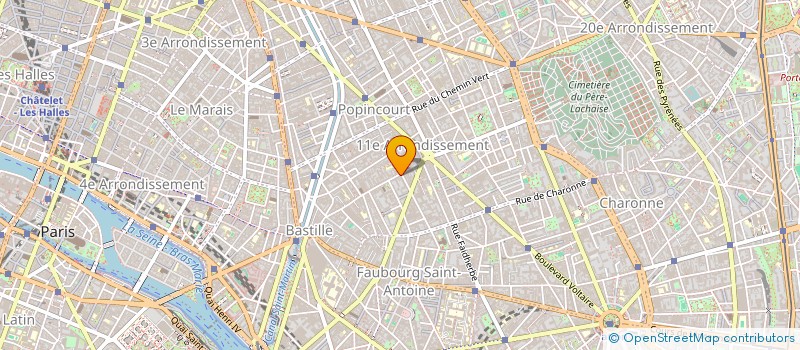 localisation de l'entreprise MONSIEUR MARC MORINEAU  PARIS