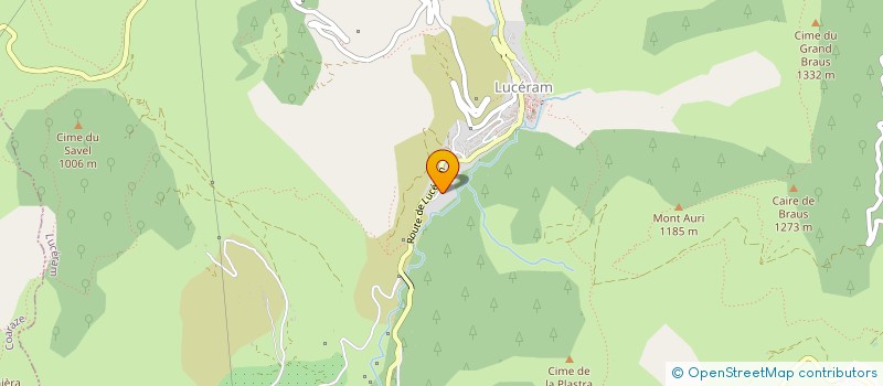 localisation de l'entreprise MONSIEUR MARC MORINI  BLAUSASC