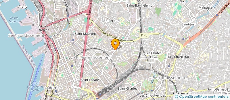 localisation de l'entreprise MONSIEUR MARC MORINO à MARSEILLE