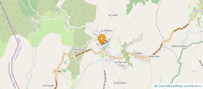 localisation de l'entreprise MONSIEUR MARC MOSTACHETTI  MONTJAY