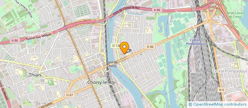 localisation de l'entreprise MONSIEUR MARC MOUEZA  CHOISY-LE-ROI