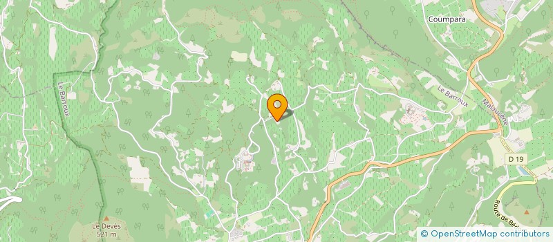 localisation de l'entreprise MONSIEUR MARC MOUGEOT  BARROUX (LE)