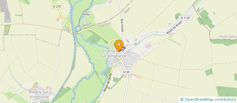 localisation de l'entreprise MONSIEUR MARC MOUGEOT  BEIRE-LE-CHATEL