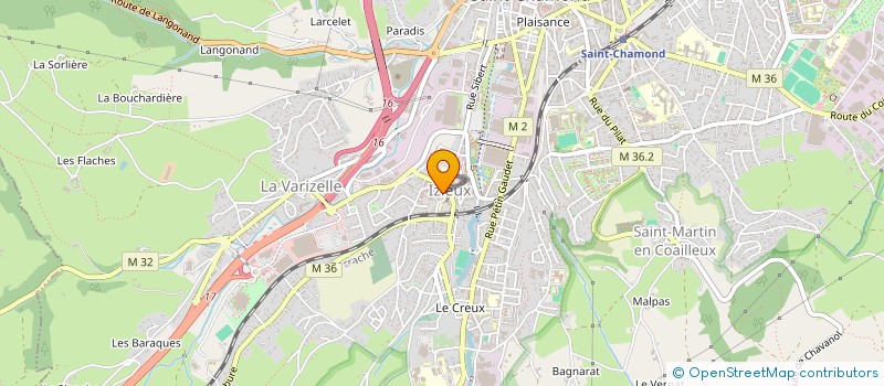 localisation de l'entreprise MONSIEUR MARC MOULIN à SAINT-CHAMOND