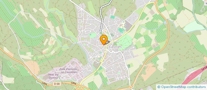 localisation de l'entreprise MONSIEUR MARC MOULIN  CASTRIES