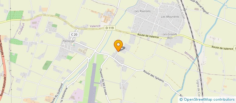 localisation de l'entreprise MONSIEUR MARC MOULIN à CHABEUIL