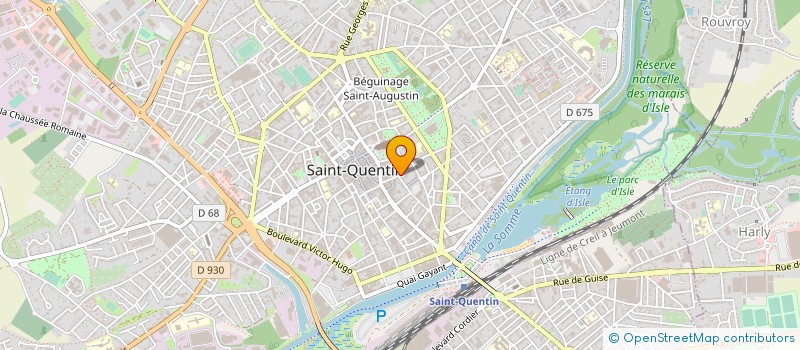 localisation de l'entreprise MONSIEUR MARC MOUSSU à SAINT-QUENTIN