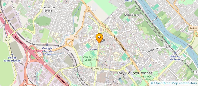 localisation de l'entreprise MONSIEUR MARC MOYAL  EVRY-COURCOURONNES