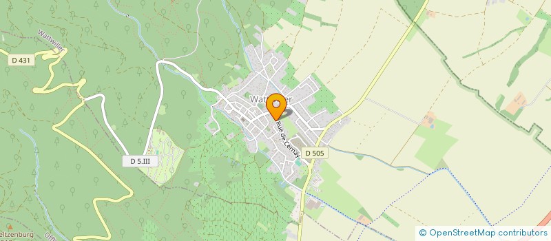 localisation de l'entreprise MONSIEUR MARC MROUEH  WATTWILLER