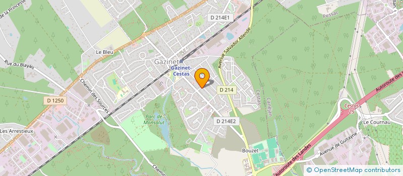 localisation de l'entreprise MONSIEUR MARC MUFFAT-JOLY  CESTAS