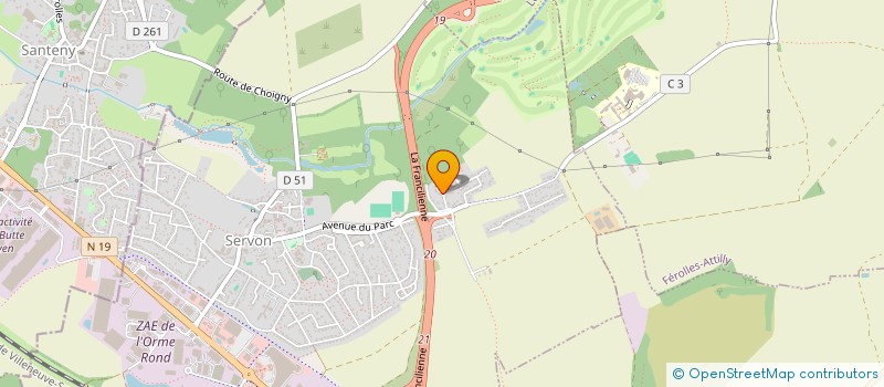 localisation de l'entreprise MONSIEUR MARC MULLER  SERVON