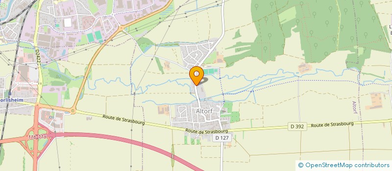 localisation de l'entreprise MONSIEUR MARC MULLER  ALTORF