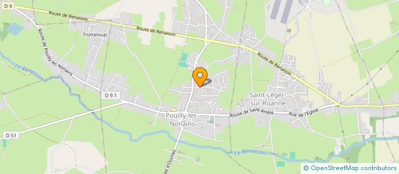 localisation de l'entreprise MONSIEUR MARC MUNIER  POUILLY-LES-NONAINS