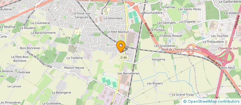 localisation de l'entreprise MONSIEUR MARC MURIE  JOUE-LES-TOURS