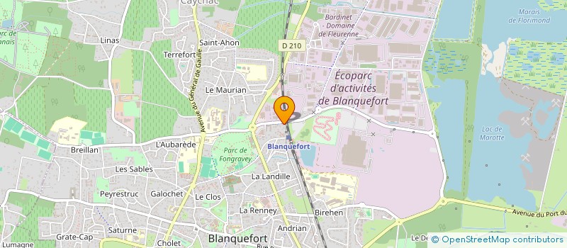 localisation de l'entreprise MONSIEUR MARC MUSSET à BLANQUEFORT