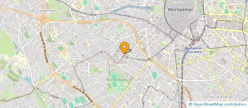 localisation de l'entreprise MONSIEUR MARC MUYARD à MONTPELLIER