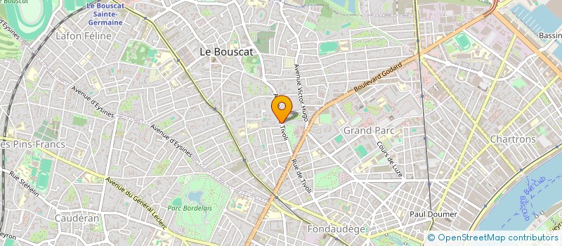 localisation de l'entreprise MONSIEUR MARC NACARLO à LE BOUSCAT