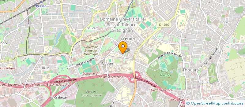 localisation de l'entreprise MONSIEUR MARC NADAU à PESSAC