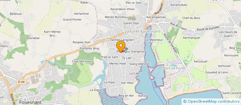 localisation de l'entreprise MONSIEUR MARC NAGEL  LA FORET-FOUESNANT