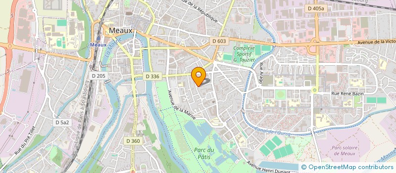 localisation de l'entreprise MONSIEUR MARC NAINFA  MEAUX