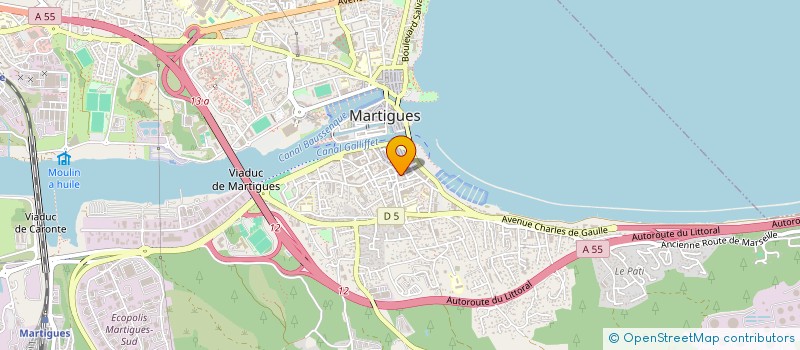 localisation de l'entreprise MONSIEUR MARC NAUDIN à MARTIGUES